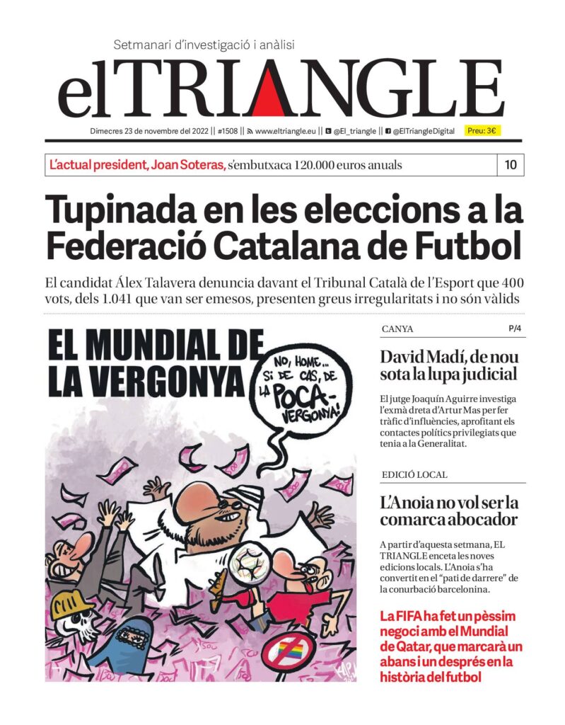 Tupinada en les eleccions a la Federació Catalana de Futbol